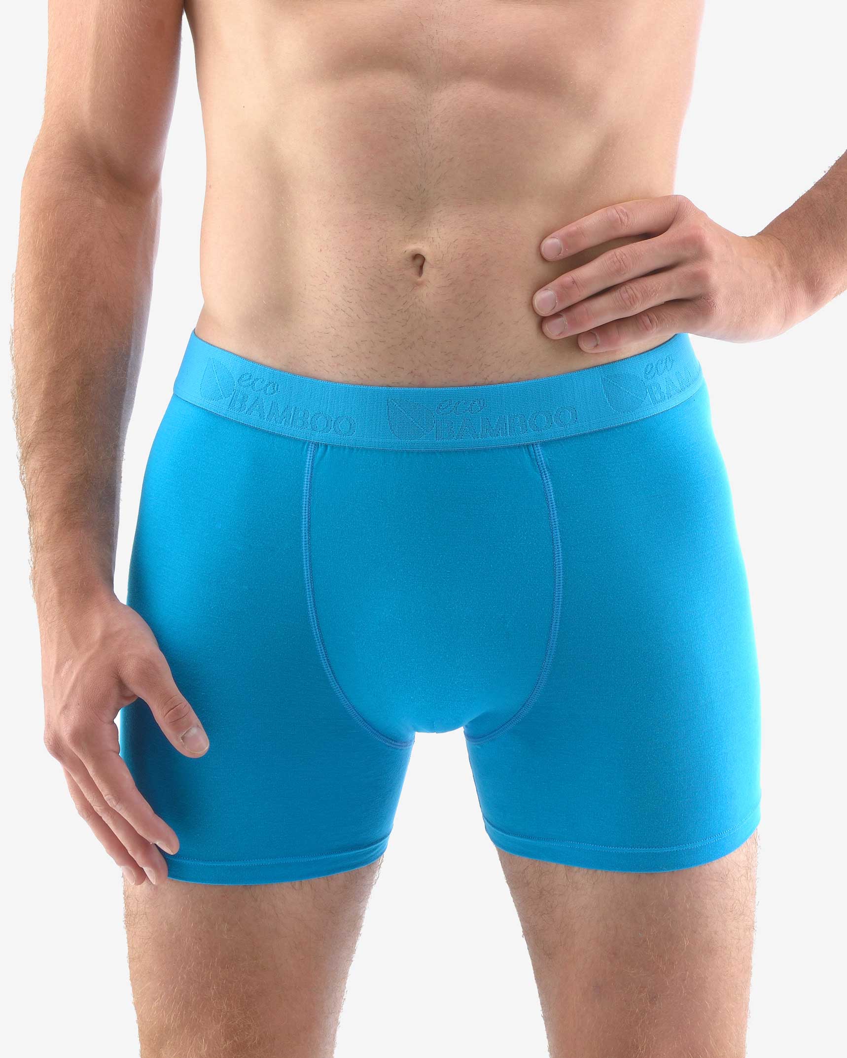 Bamboo sewn boxers with longer legs and EcoBamboo waistband