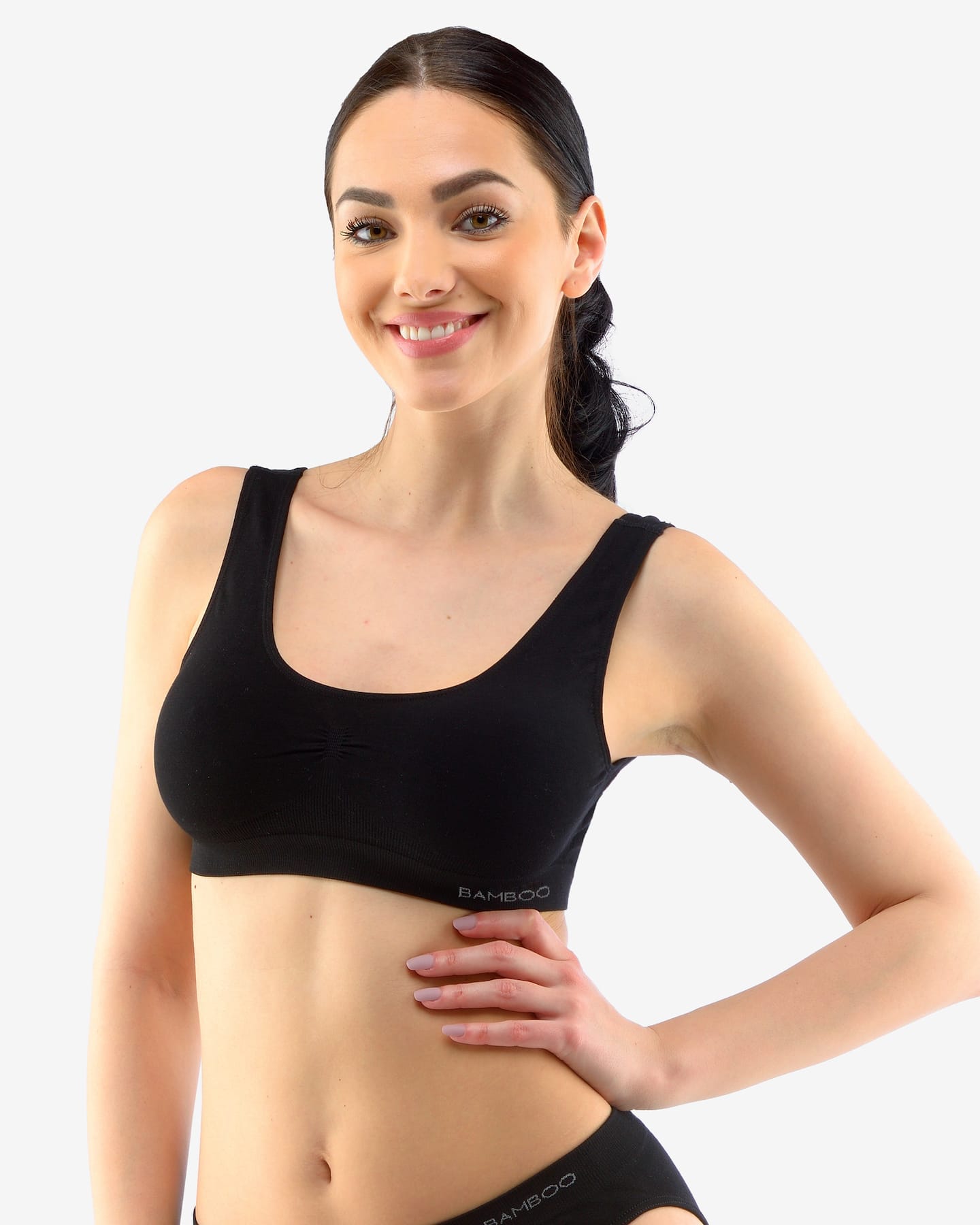 EcoBamboo sports padded bra