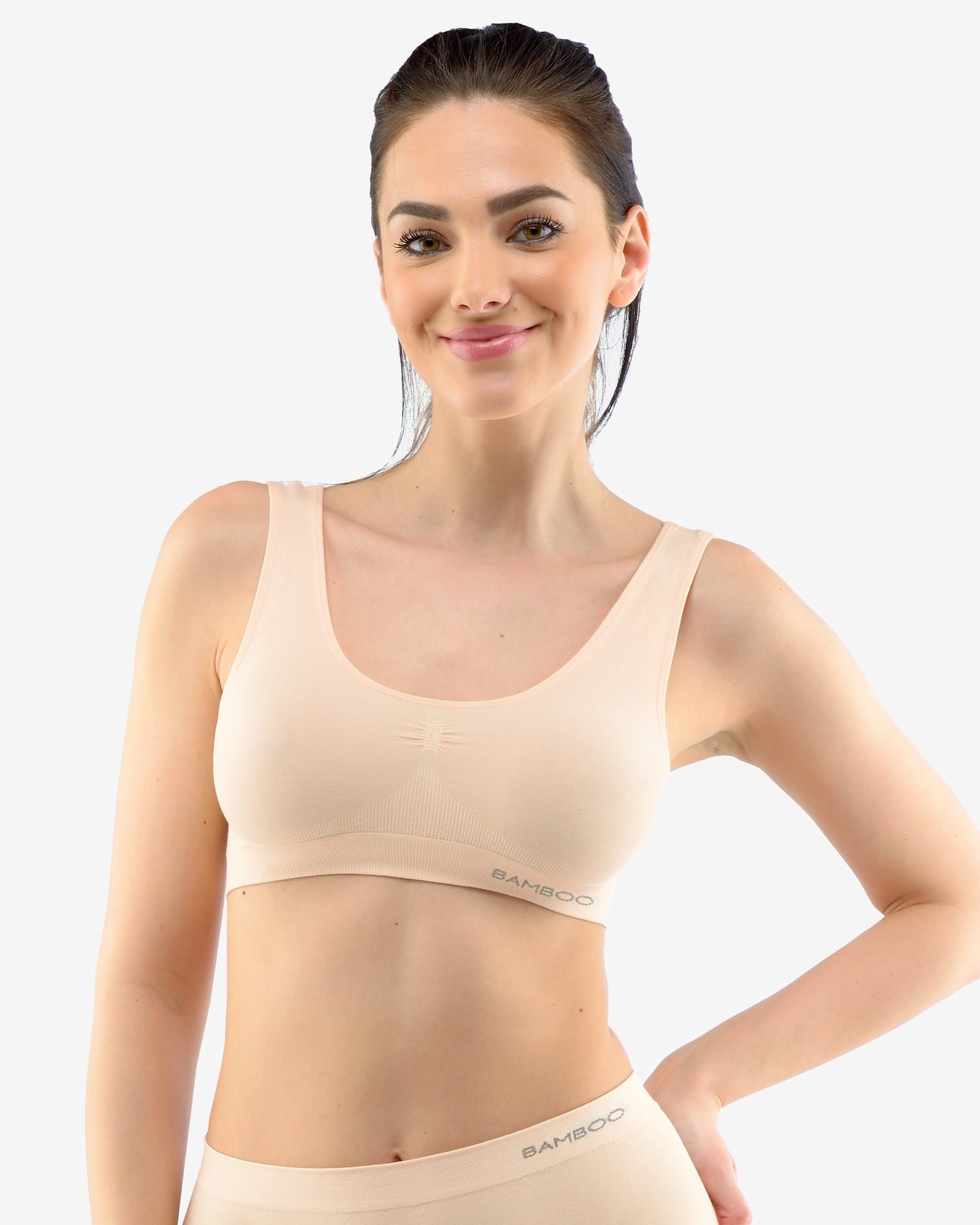 EcoBamboo sports padded bra