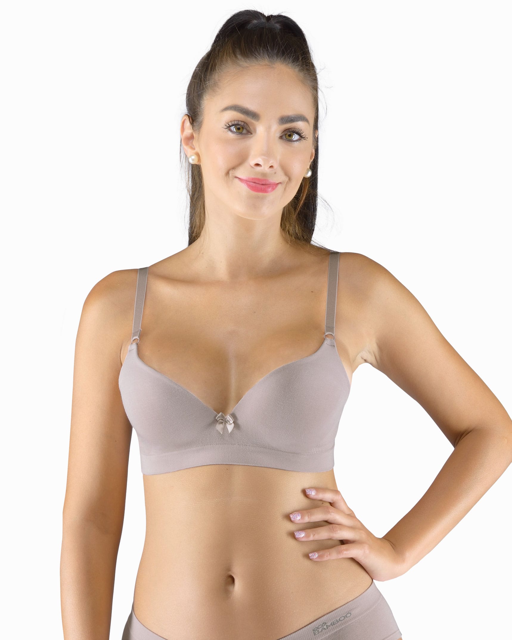 EcoBamboo sports padded bra