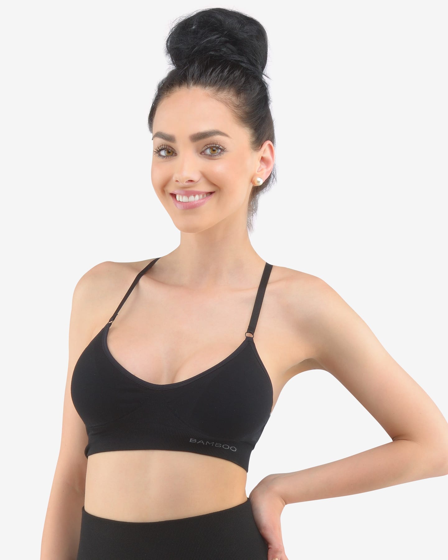 EcoBamboo sports padded bra